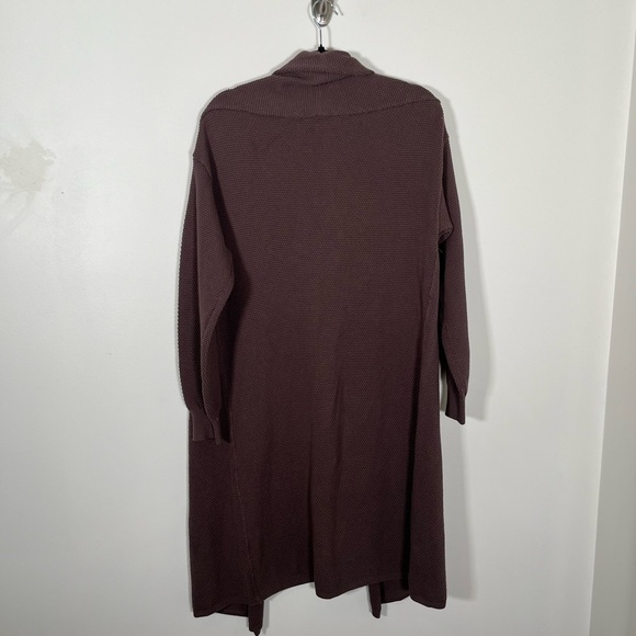 Brown Open Front Cardigan - Picture 5 of 5